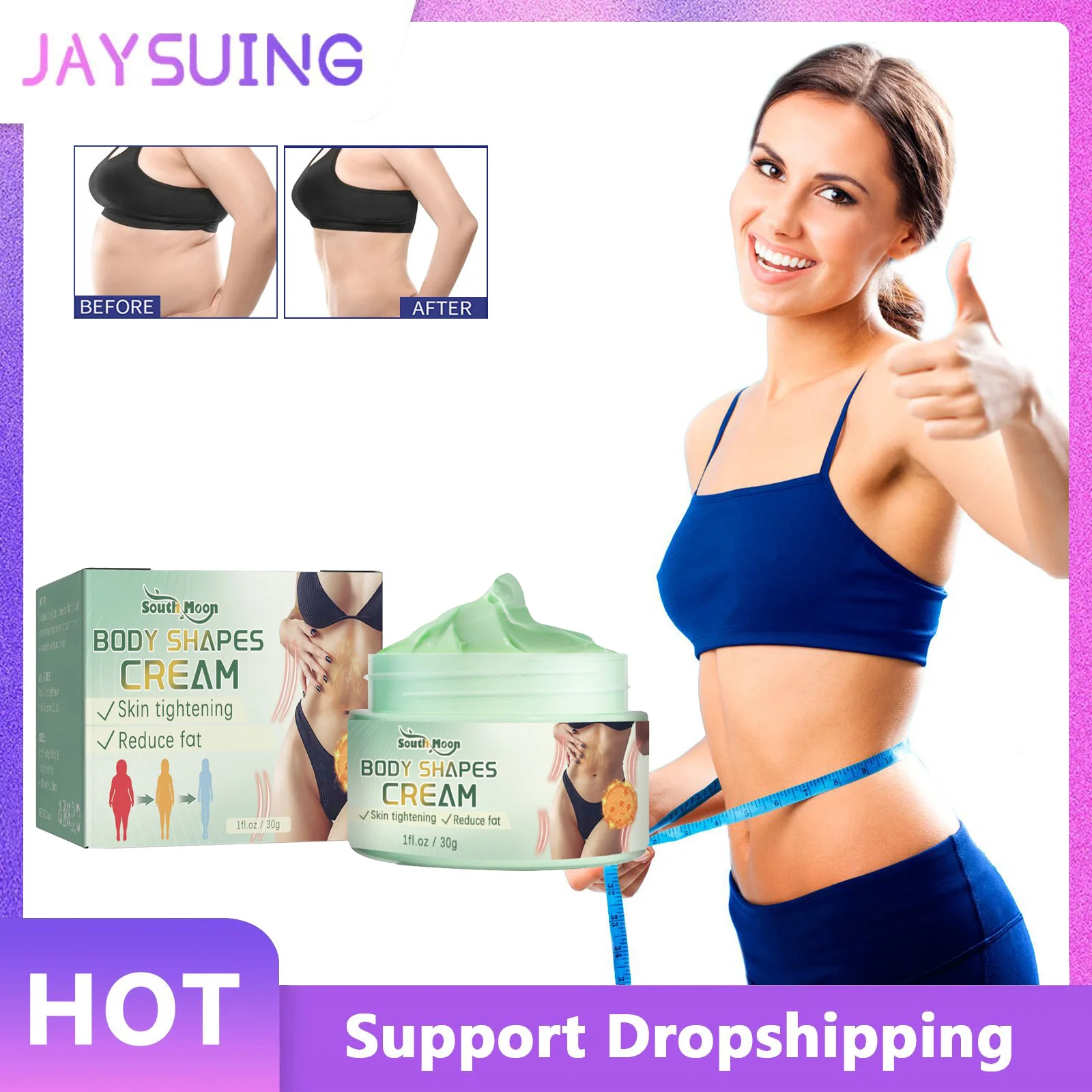 

Slim Body Cream Promote Fat Burning Massage Weight Loss Remove Cellulite Firm Sculpting Belly Slimming Thigh Tummy Cream for Fat
