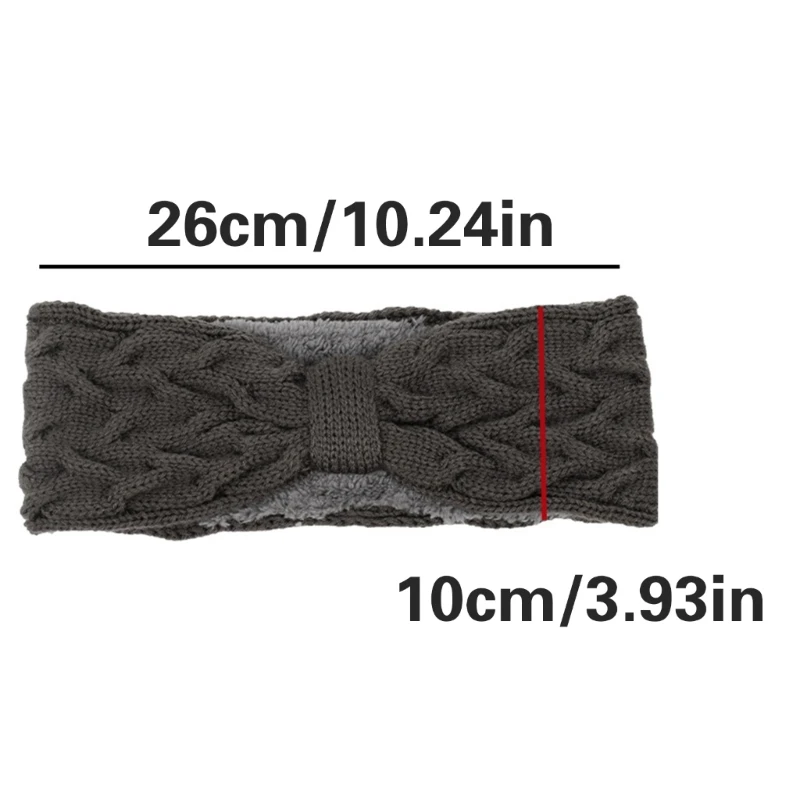 Удобные женские зимние повязки на голову из мягкой вязки и трикотажной подкладке