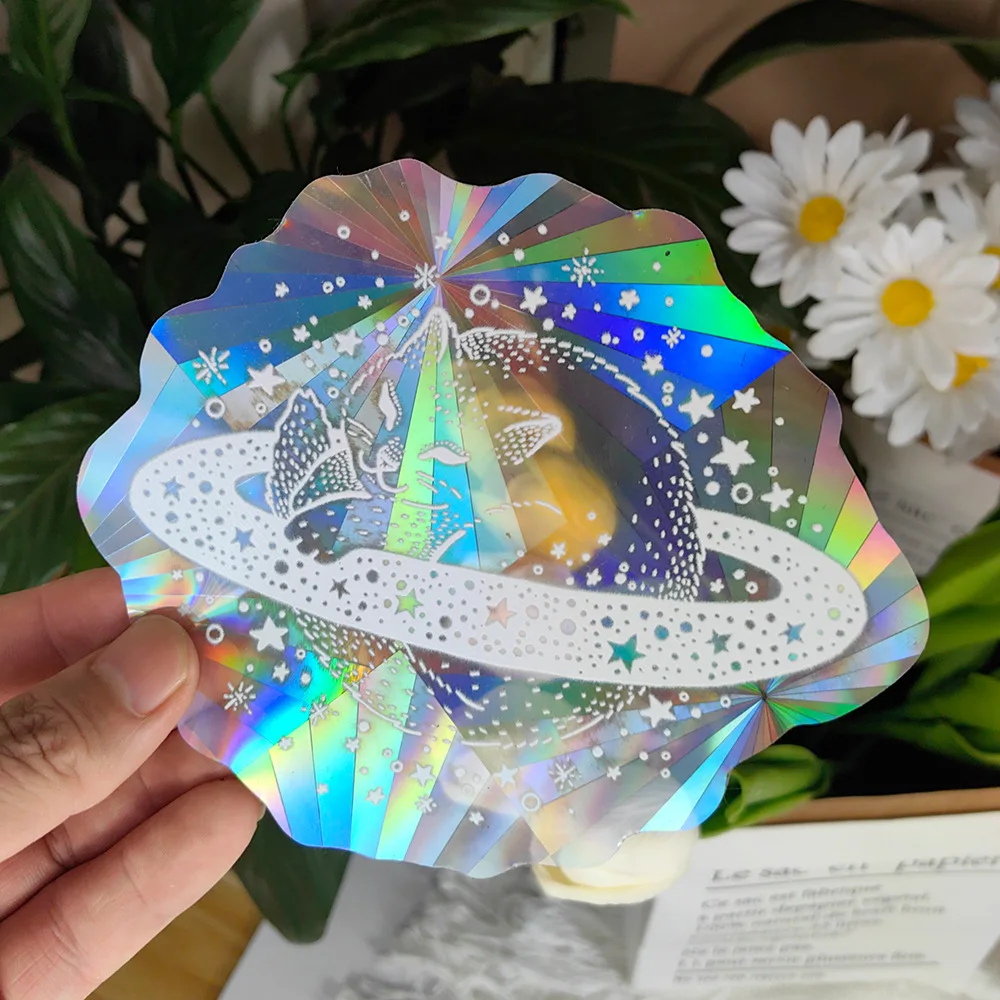 

Радужные наклейки на окна ПВХ