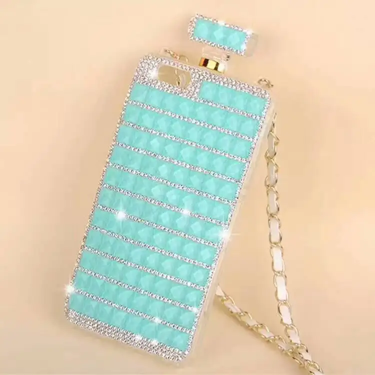 

Luxury 3d Diamond Case Tpu Rhinestone Bling Cover Bottle Diamante Funda Coque Capa For Iphone 13 12 11 Pro X Xs Max Xr 7 8 Plus