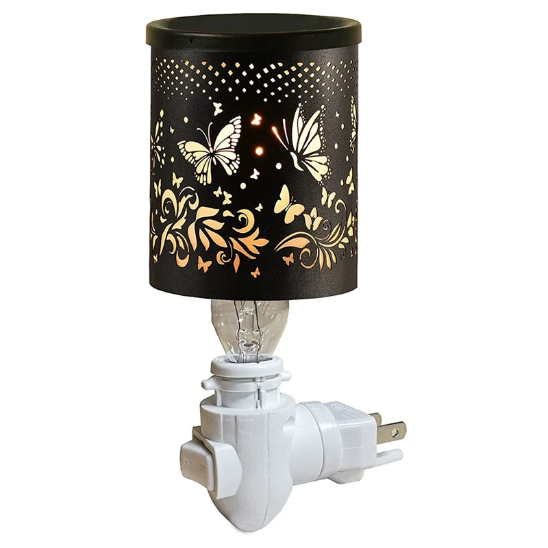 

Ароматическая лампа из кованого железа, небольшой настенный восковой блок, Ароматический диффузор, лампа-бабочка, вилка стандарта США