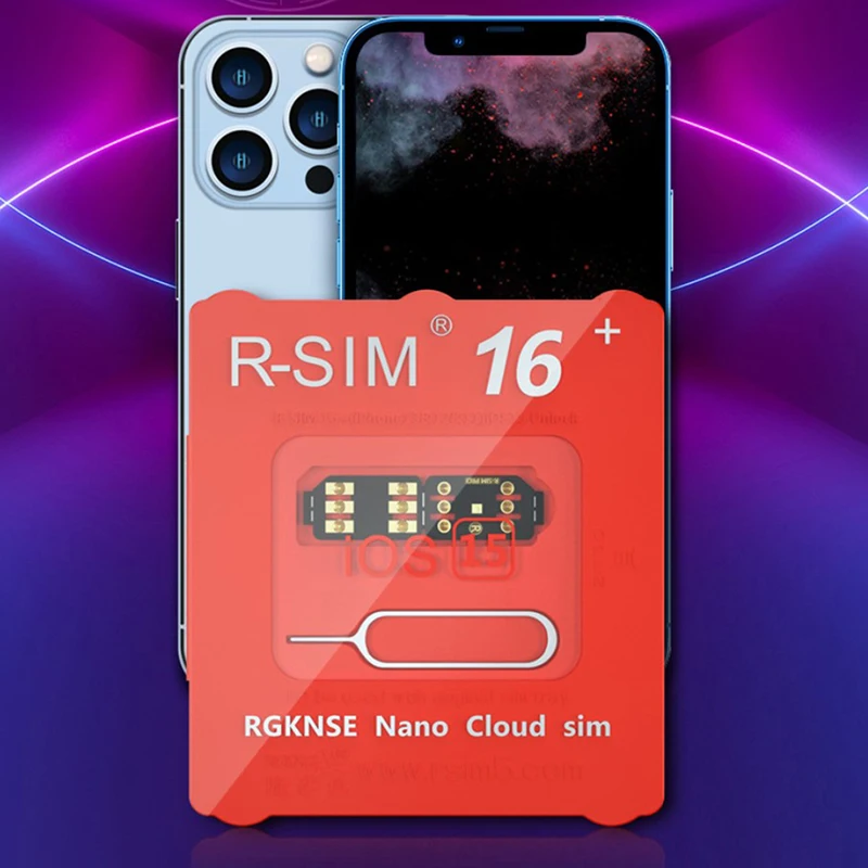 

R-sim16+ Compatible for iPhone13rsim16+rsim16+r-sim16+ Global Universal Unlocking Card Stickers Turns Locked Into Unlocked