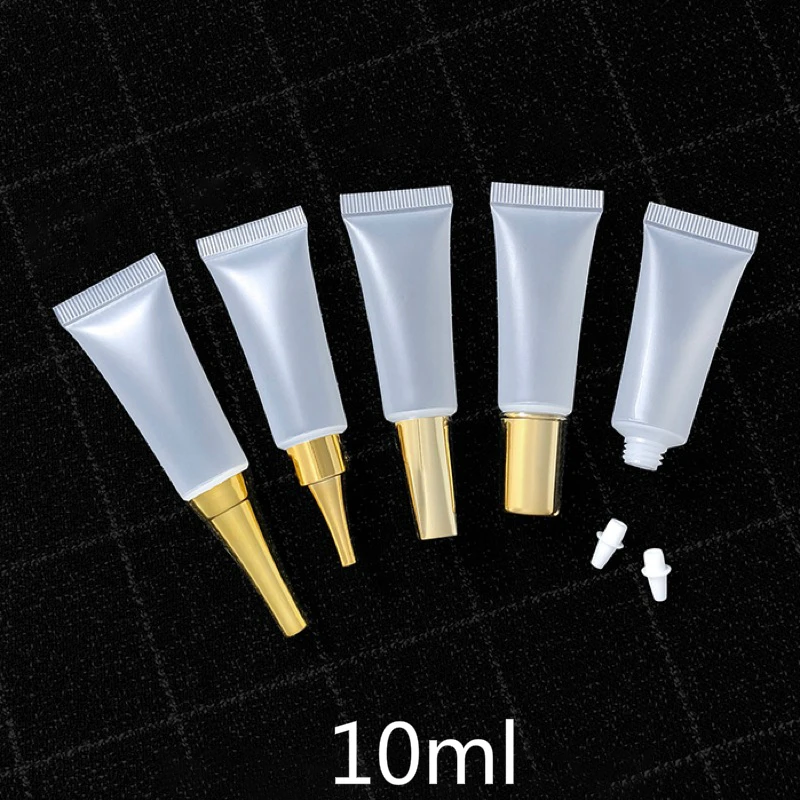 

10g Matte Plastic Refillable Cosmetic Bottle 10ml Empty Eye Cream Container Concealer Essence Packaging Squeeze Soft Tube