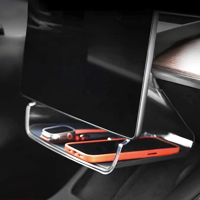 

For Tesla Model 3/Y Center Console Screen Storage Box Magnetic Tray Tissue Holder ETC Stand