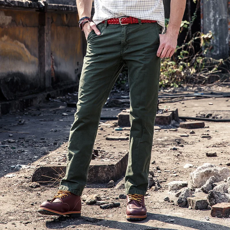 

pants men's cotton plus size straight casual pants outdoor mountaineering trousers Chinese special forces training pants