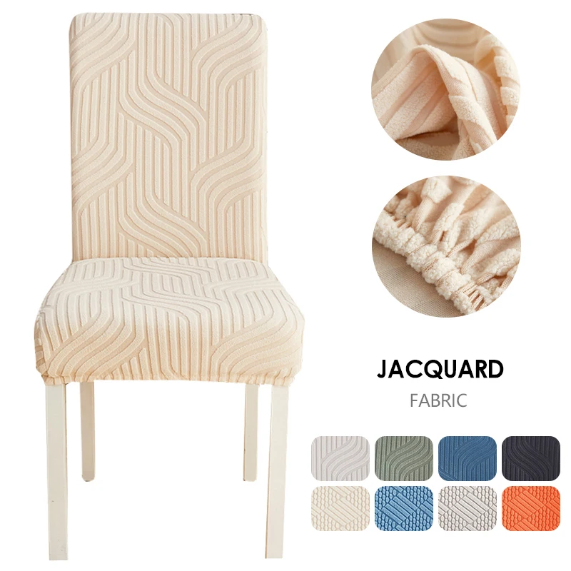 

Dining Chair Slipcover Parsons Chair Furniture Protector Stretch Jacquard Chair Covers for Dining Room, Restaurant , Kitchen