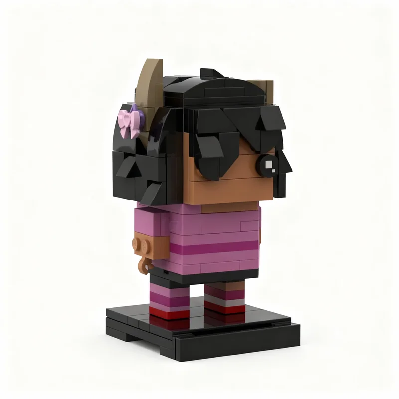 Фото Набор строительных блоков MOC Yuviemi Brickheadz, 142 детали, конструктор, рождественский подарок, творческая идея, развивающая игрушка, сборная модель №1