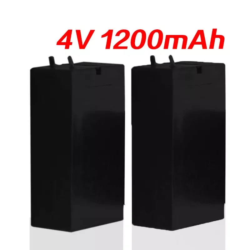 

NEW2023 Lead Acid 4V 1200mAh Storage Battery Mosquito Bat Batteries LED Lamp Headlights Flashlight Rechargeable High Capaci