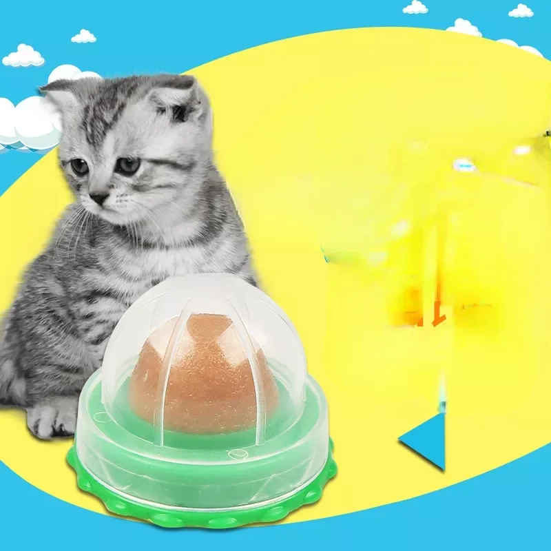 

2023NEW Treats Lollipop Pet Cats Snack Nutrition Cream Mint Ball Candy Pet Toys