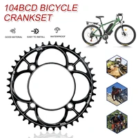 42t44t46t48t50t52t mountain bike chainring 104bcd single speed round wide narrow tooth chainring bicycle tooth plate part