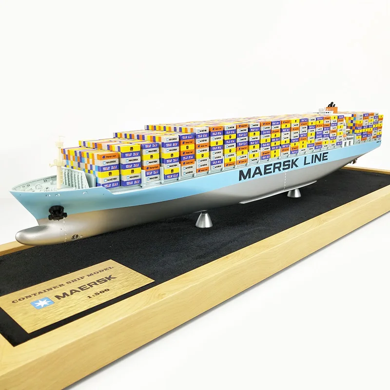

1/500 Custom 65cm Container Ship Model Drawings Custom Ship Model Decoration Gifts