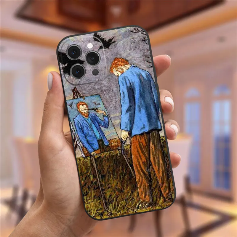 Чехол для телефона с изображением картины Винсента Ван Гога звездной ночи и