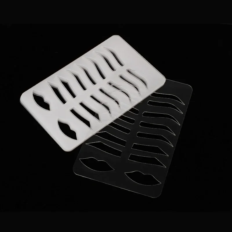 Многоразовый трафарет для практики бровей шаблон и губ микроблейдинга рисунок