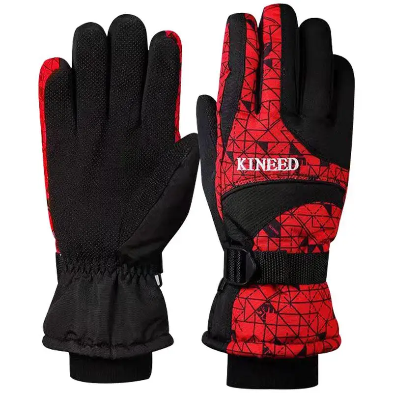 

Warm Thermal Gloves Winter Warm Gloves Cycling Gloves Cold Weather Motorcycle Gloves Windproof Riding Gloves For Snowmobile