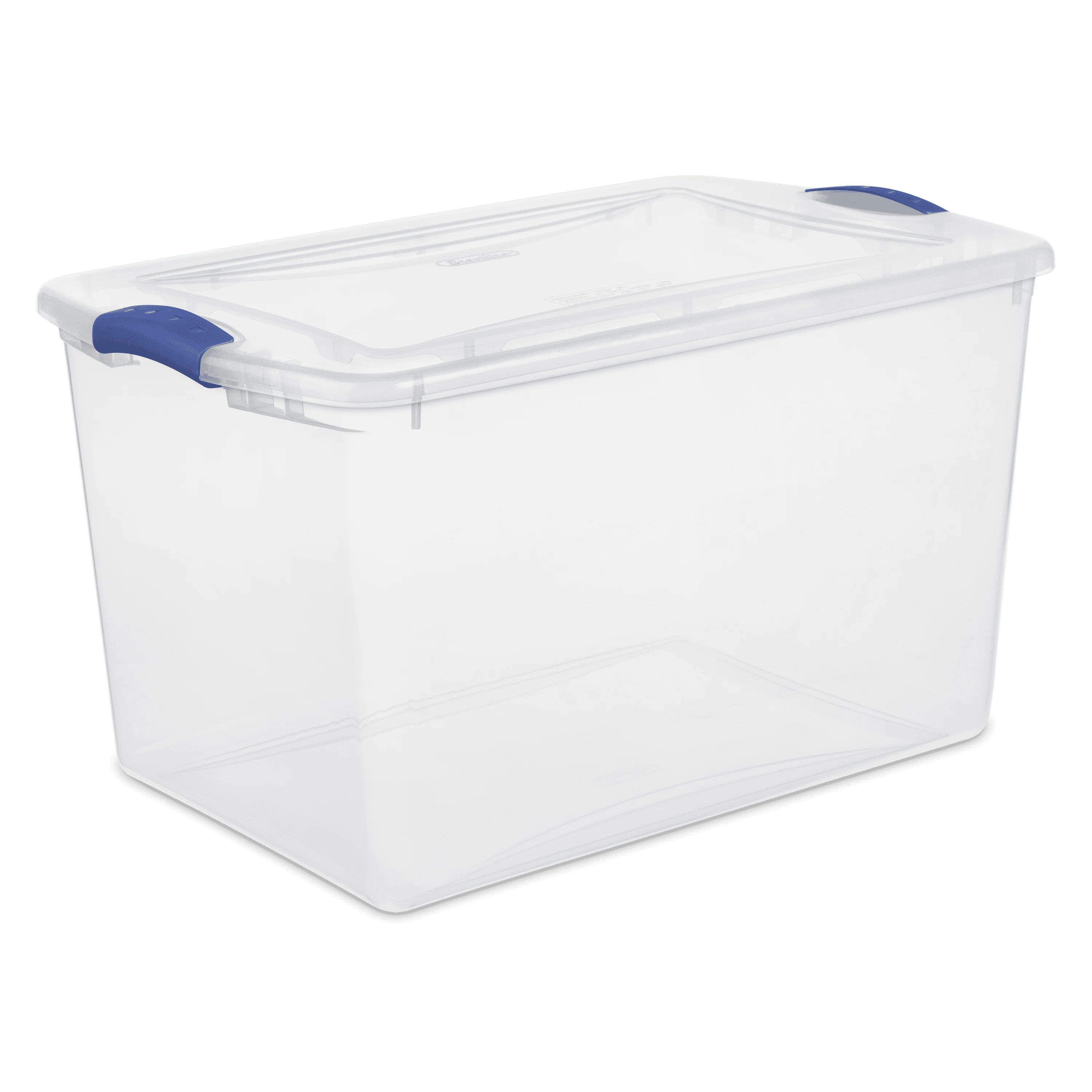

Sterilite 66 Quart. Latch Box Plastic, Stadium Blue, Set of 6