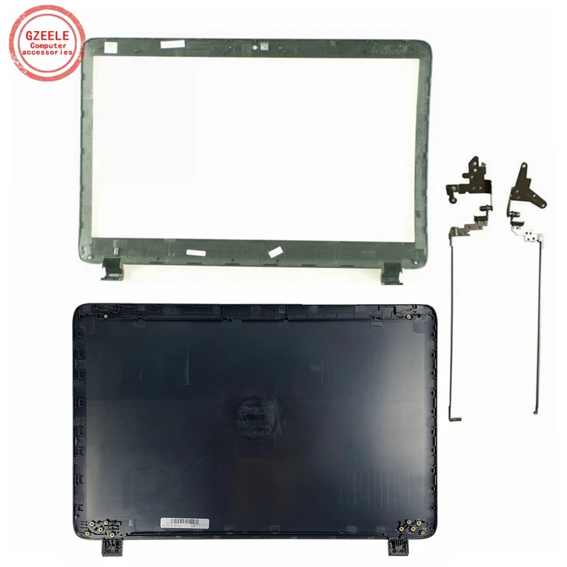 

GZEELE New For HP ProBook 450 G2 455 G2 LCD Back Cover Top Case Rear Lid 768123-001 AP15A000100 black/hinge