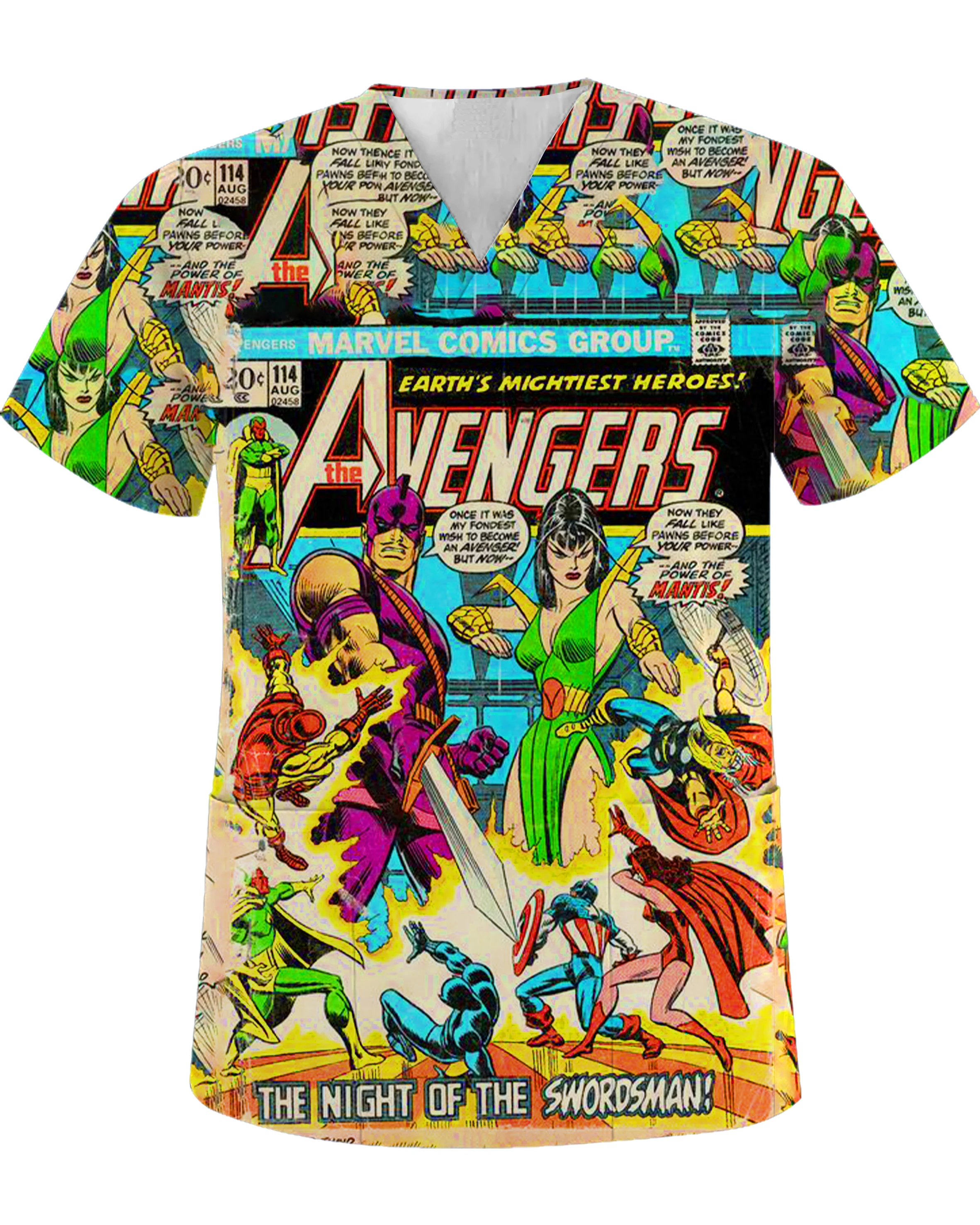 

Marvel V-neck Pocket Tokyo Revengers Captain America Oversize T-shirt Tee Shirt Men Tshirt Men's Clothing Manga Short Sleeve Tee