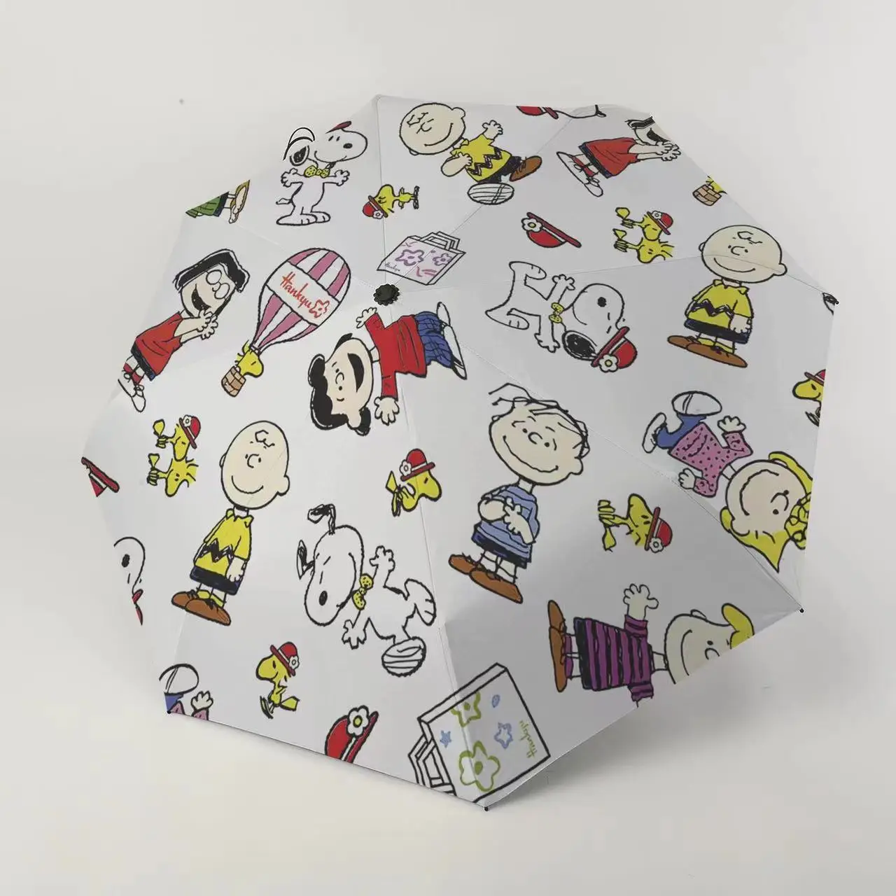 Складной зонт Snoopy для женщин виниловый складной от солнца с защитой