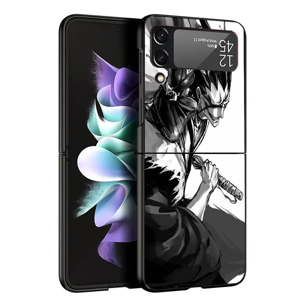 Отбеливатель Zaraki Kenpachi чехол для Samsung Galaxy Z Flip 4 5 3 z Flip5 Flip4 5G жесткий телефона Flip3