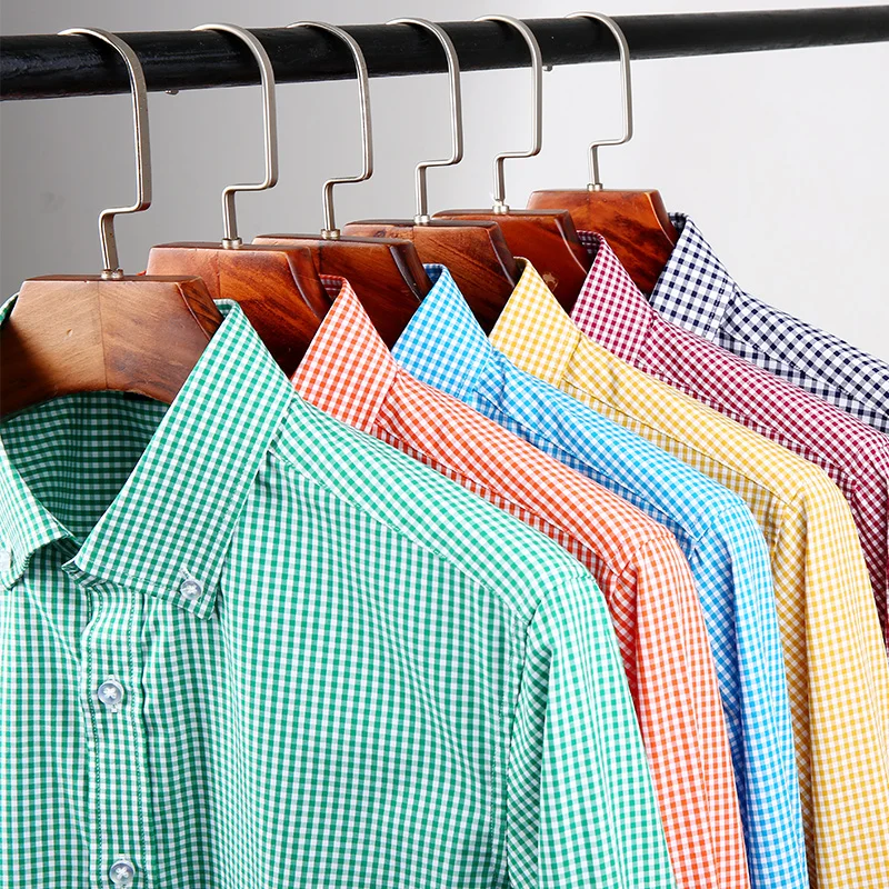2017 New Design Super High Quality 100% Cotton Shirts Classic Striped Long Sleeve Business Casual Men Dress Shirt M602