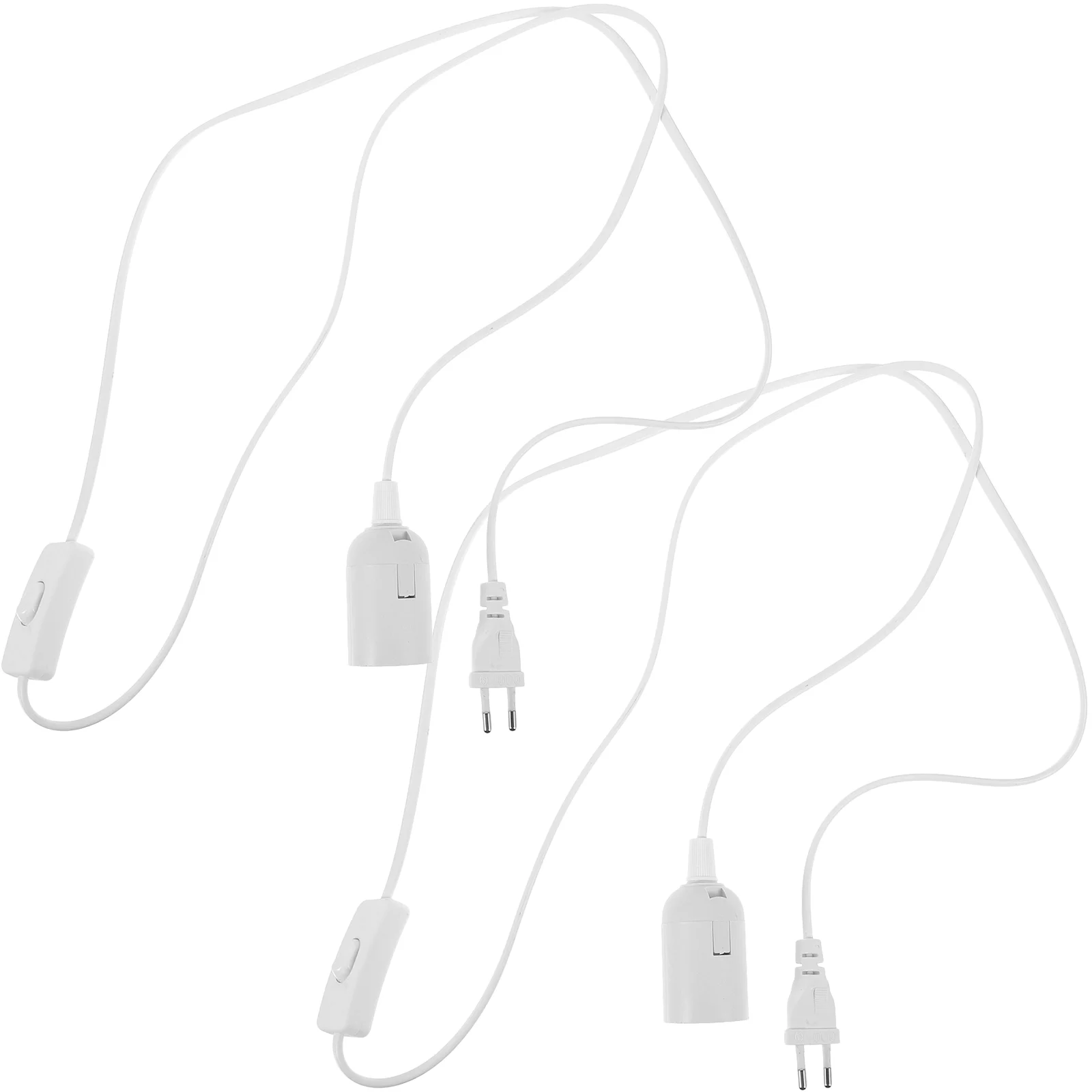 

2pcs Hanging Light Cord Hanging Light Fixture Light Bulb Plug In Socket Lamp Cord With Switch