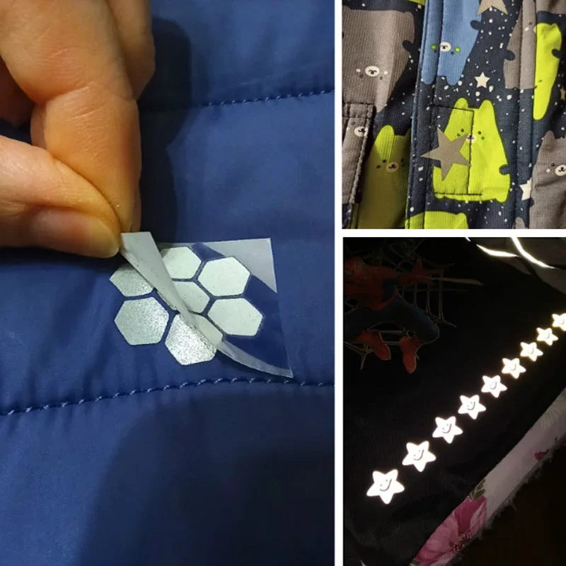 Chzimade 3X100CM Светоотражающие наклейки Фольга для горячего тиснения Теплопередающая