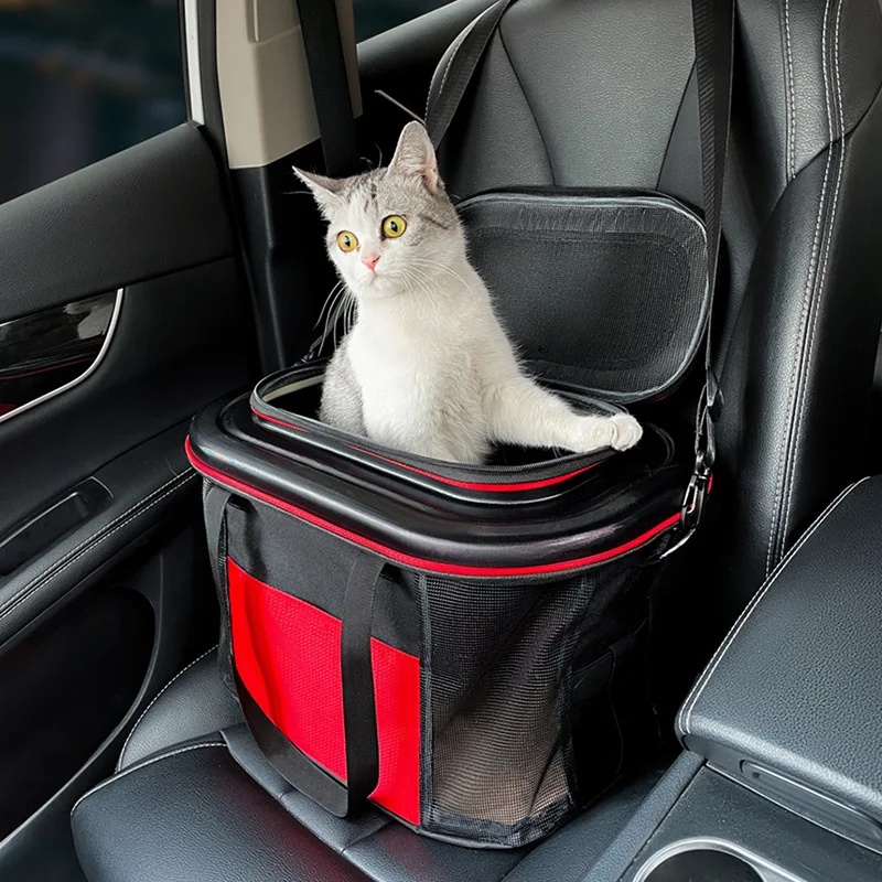 Cat Carrier Portable Pet Carrier Backpack Car Seat Cover Bag for Cats Travel Bag Breathable Foldable Pet Backpack Pet Products