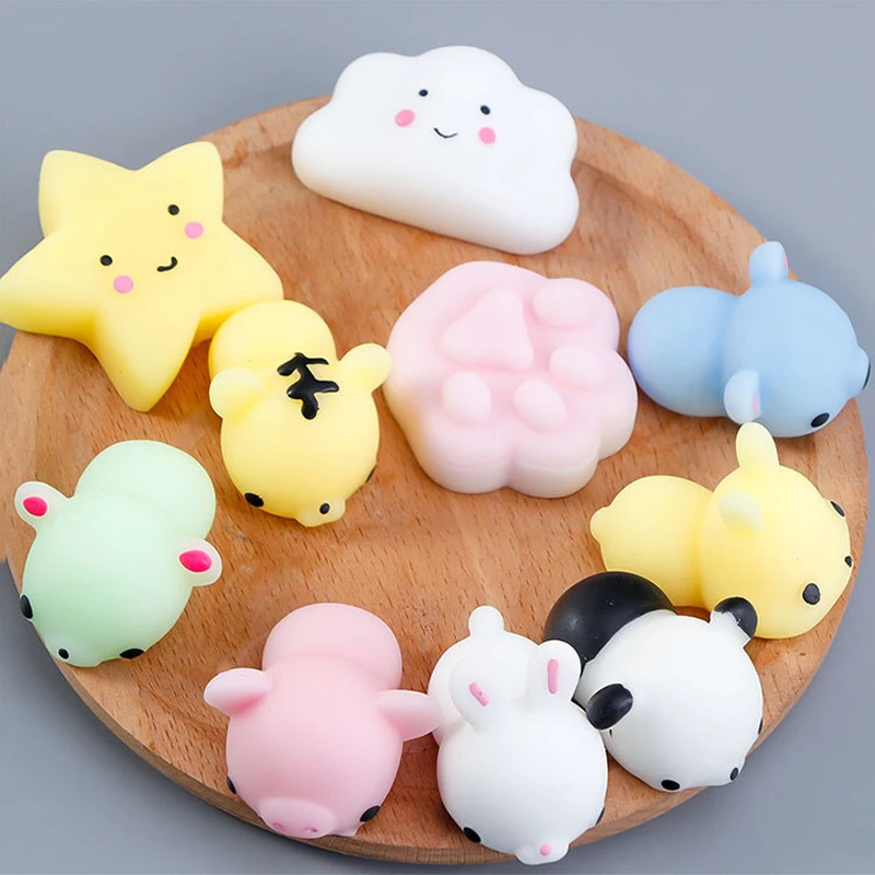 Kawaii Anima Squishy Mochi Toys For Kids Jouet Balle Anti Stress Fidget Birthday Party Toy Funny Pelota Antiestres Stress Relie images - 6