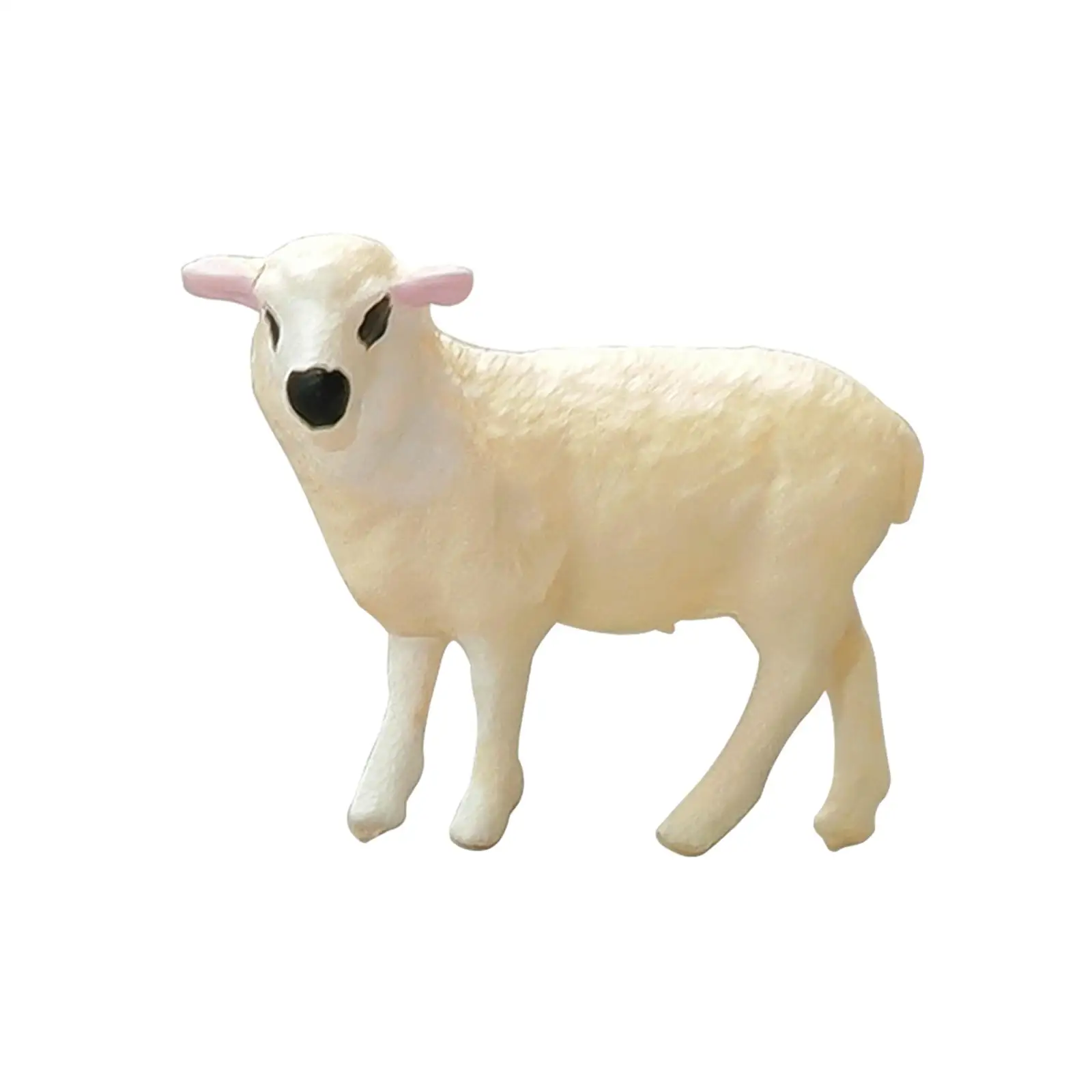 

Реалистичная фигурка овцы, модель 1:64, фигурка животного, реквизит для фото, модель, строительные комплекты, архитектурная модель, миниатюрная компоновка