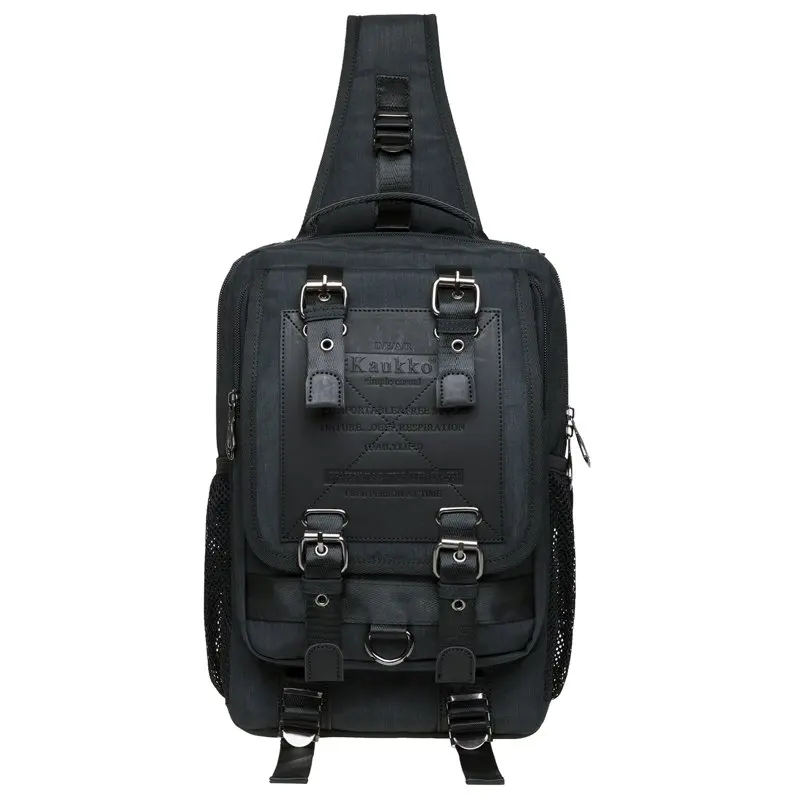 Canvas Messenger Bag Cross Body Shoulder Sling Backpack Travel Hiking Chest Bag