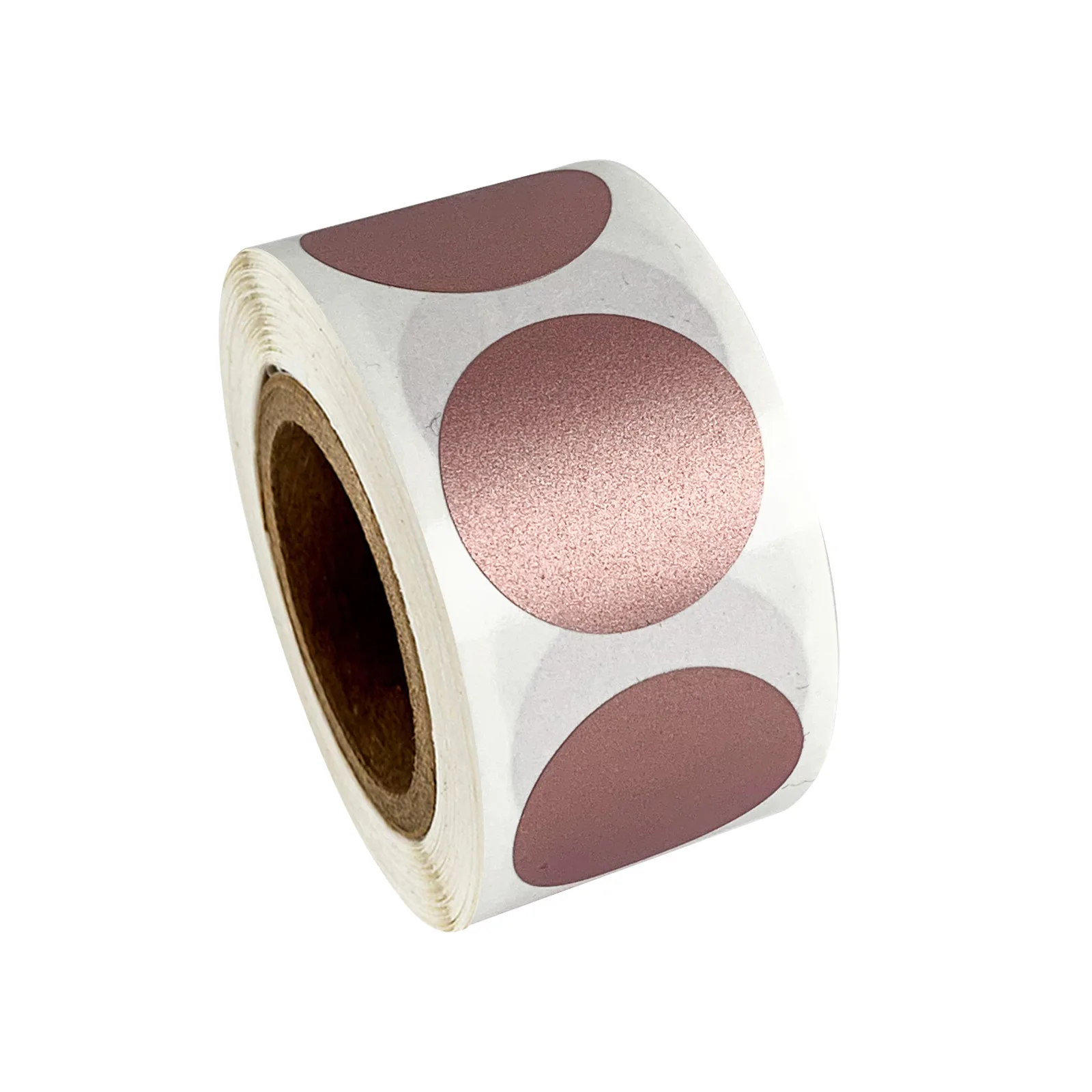 

Roll round scratch rose gold sticker labels 300/roll