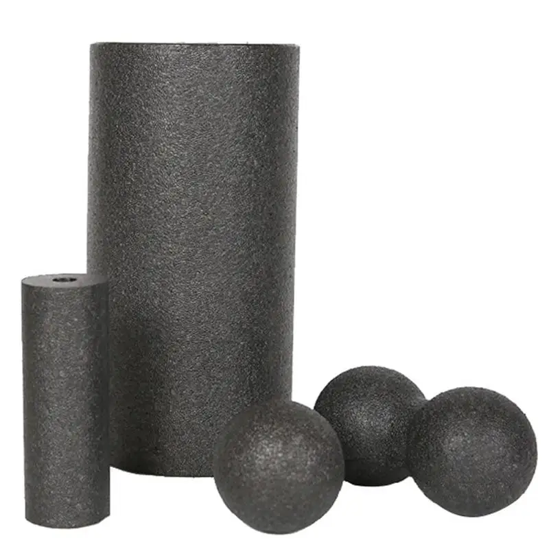 

4pcs Yoga Massage Roller & Fitness Ball Foam Roller Set For Back Pain Self-Myofascial Pilates Muscle Release Exercises