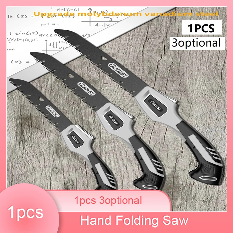 

1Pcs 400/455/520mm Hand Saw OUDISI Multifunctional Folding Saw SK5 Blade MO-V Steel Handle Hand Saw Wood Cutting Tools