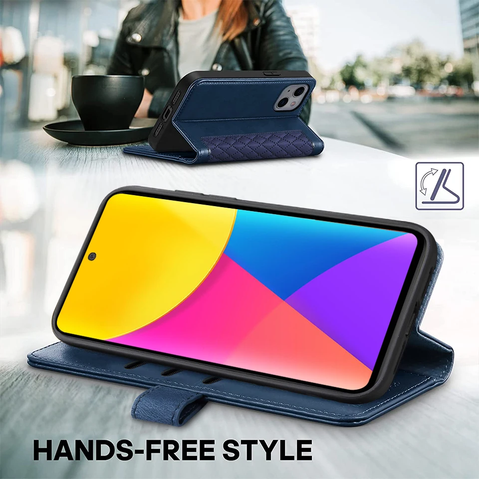 Для Xiaomi Redmi Note 12 4G Чехол Note12 Кожаный флип-кошелек для телефона Xiomi Coque Etui