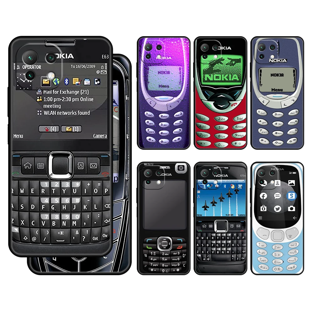 

Retro Old Classic Nokia Moblie Case Cover for Xiaomi Mi 12 11 Lite 11T 9T 10T Note 10 K40 Pro K50 K40s Gaming Soft Bag TPU