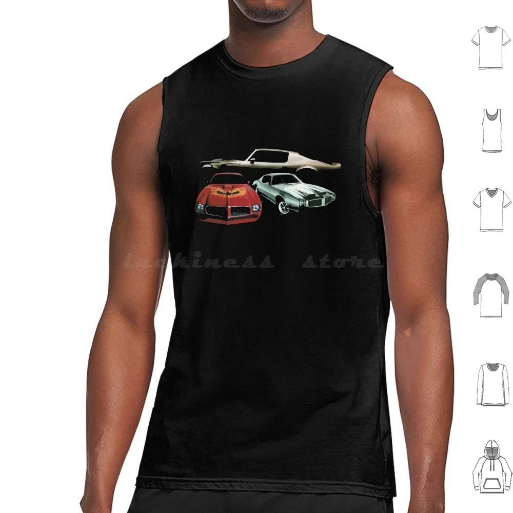 

1973 Firebird Trans Am Tank Tops Vest Sleeveless Firebird Trans Am Burt Reynolds Chevy Smokey And The Bandit Bandit American