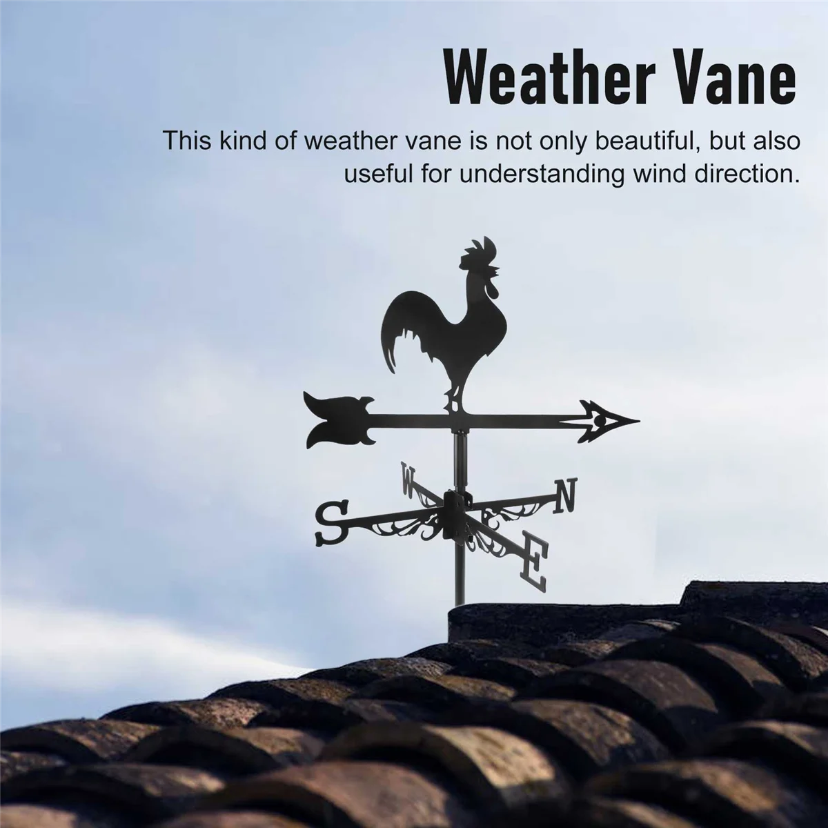 Декоративный индикатор направления ветра в стиле Ретро