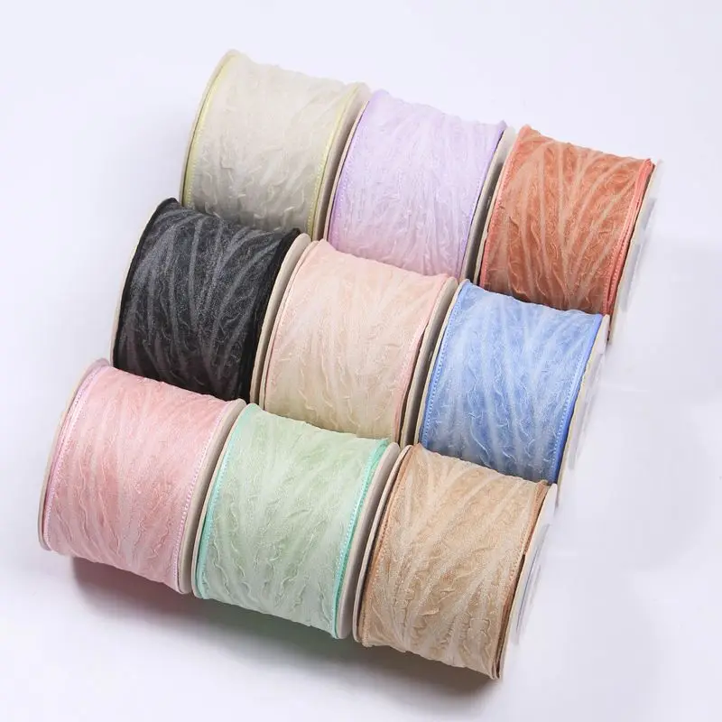 10 Yards Colored Edge Crinkle Wavy Herringbone Snow Textile Tape DIY Bow Hair Accessory Collar Top Hat Accessories