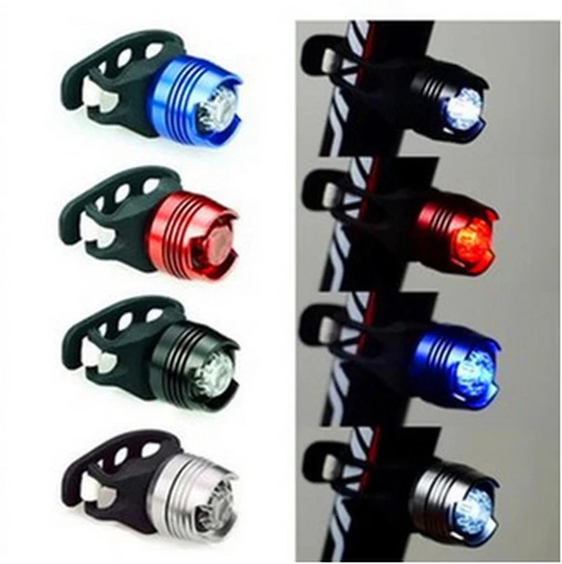 

Bicycle Safety Warning Taillights Aluminum Alloy Waterproof Bike Rear Light Bicycle Accessories LED Red Light for Cycling MTB