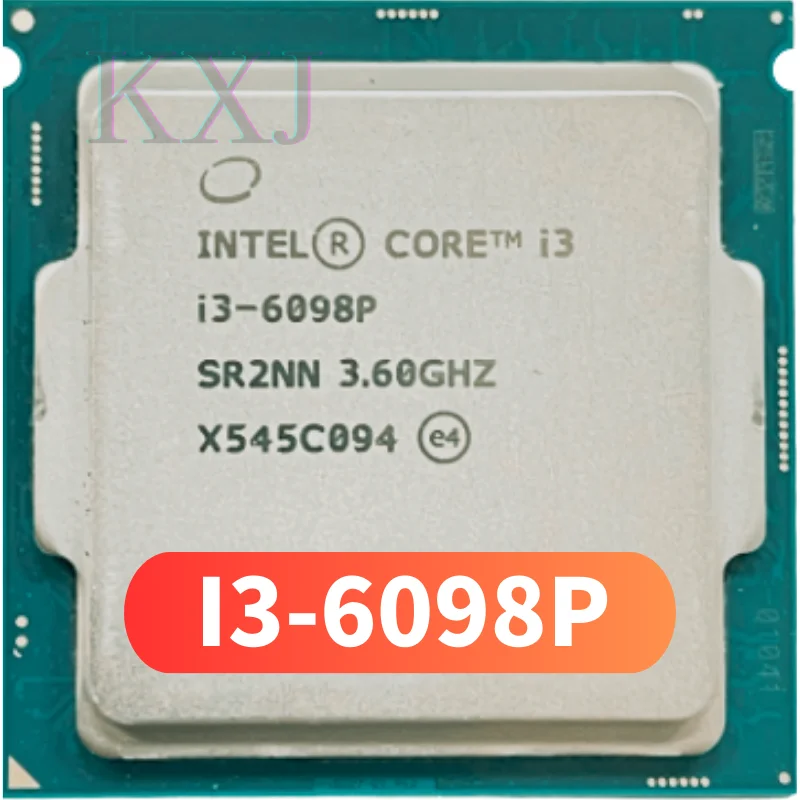 

I3-6098P i3 6098P SR2NN 3,6 ГГц двухъядерный четырехпоточный процессор 54 Вт Процессор LGA 1151