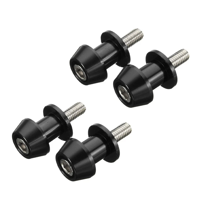 

4Pcs M6 X1.5 Motorcycle Cnc Swing Arm Sliders Spools Stand Screw for Yamaha Fz01 Fz03 Fz09 Fz10 Yzf R1 R3 R6 R25