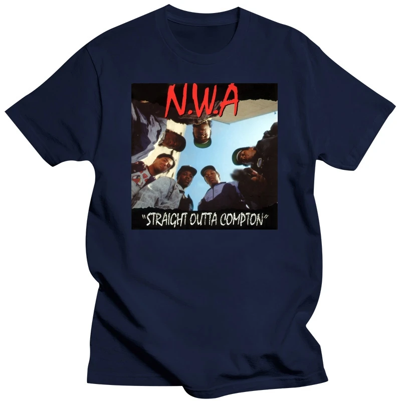 Nwa (N W A ) Футболка Straight Outta Compton Мужская футболка в стиле хип-хоп рэп подарок