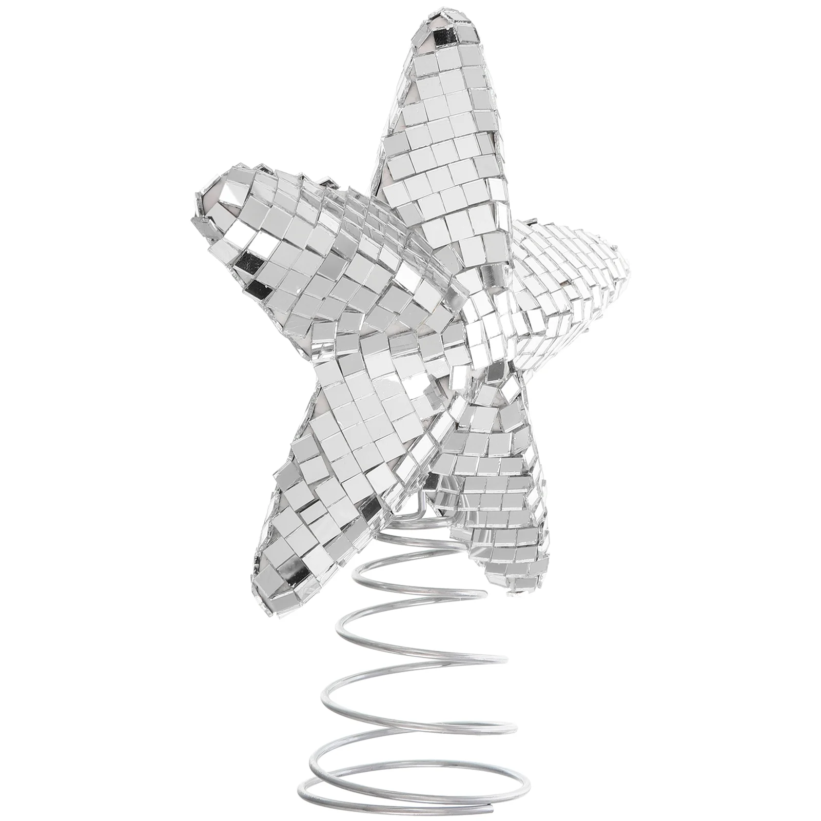 Топ диско-ялки звездный шар орнамент 5-точечная верхушка дерева рождественские