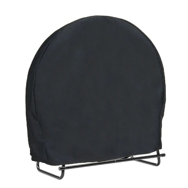 

T5EB Firewood Log Rack Cover Outdoor Waterproof Log Hoop Cover Windproof Dry