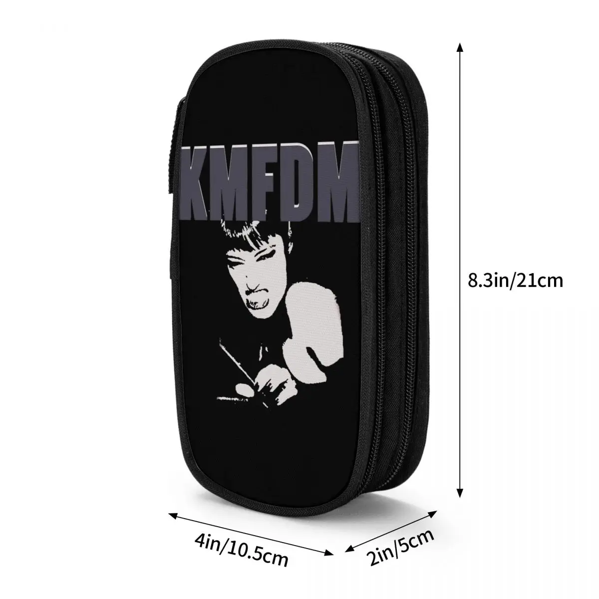 Пеналы KMFDM с ремешком милые сумки держателем для ручек Большие Офисные
