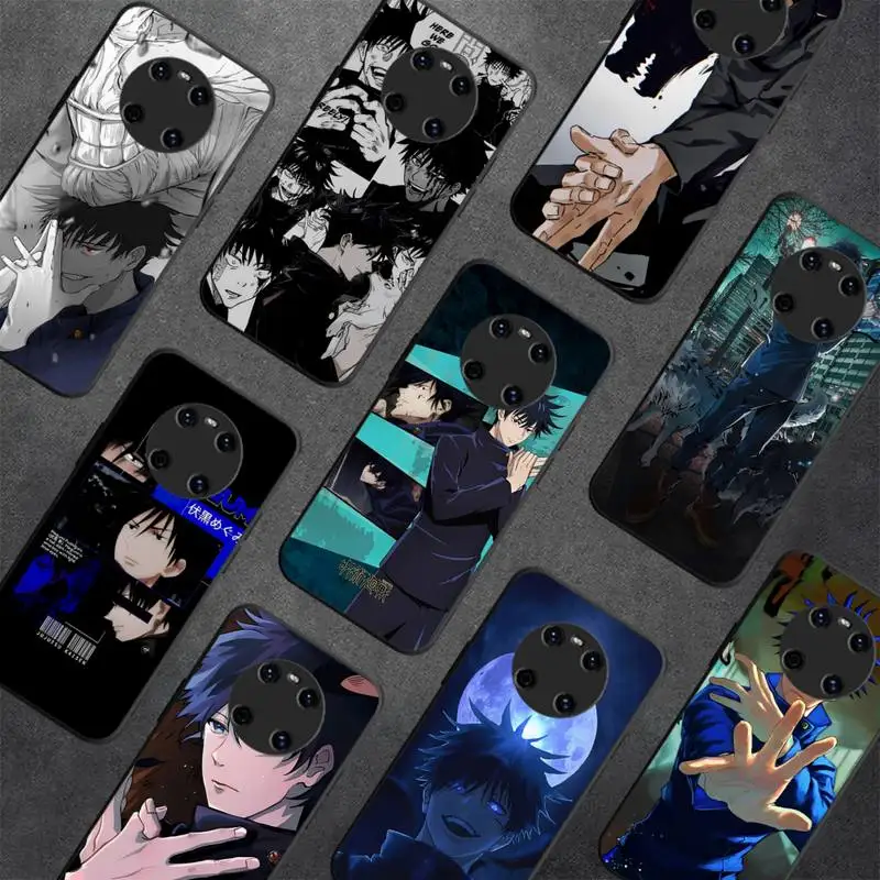 

Anime Jujutsu Kaisen Fushiguro Megumi Phone Case for Huawei Y 6 9 7 5 8s prime 2019 2018 enjoy 7 plus