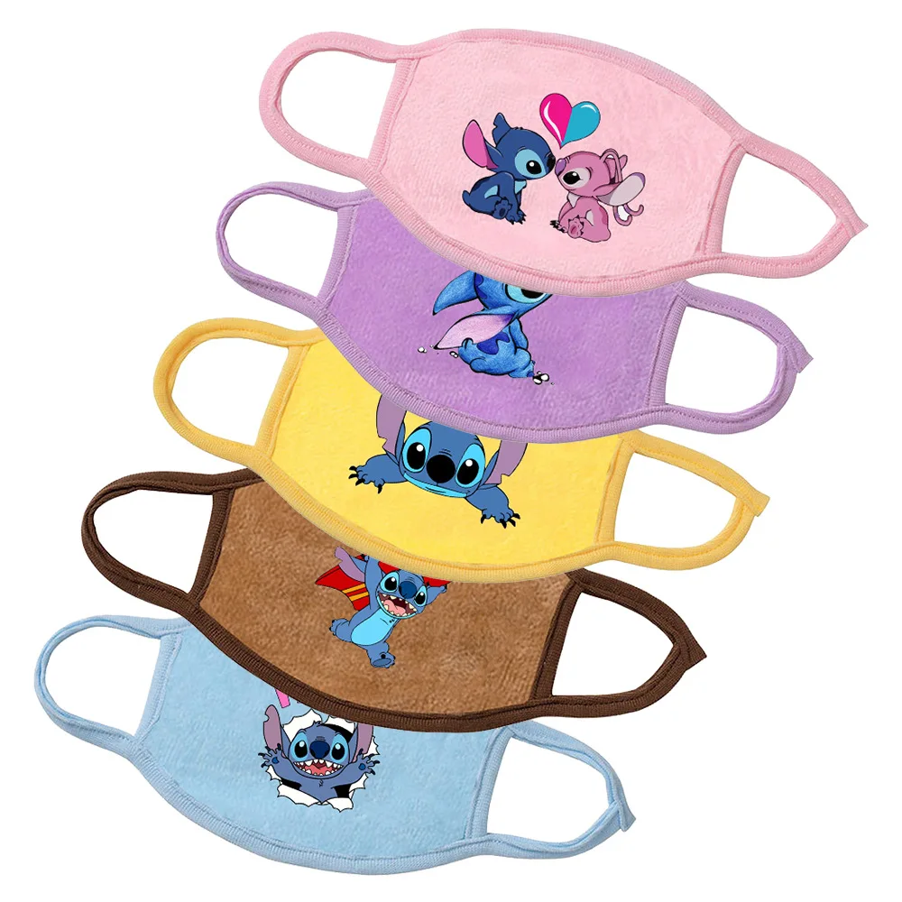 

Disney Stitch Mask Cosplay Anime Figures Action Kids Party Dress Up Halloween Christmas Gift Felt Mask Children Birthday Gift