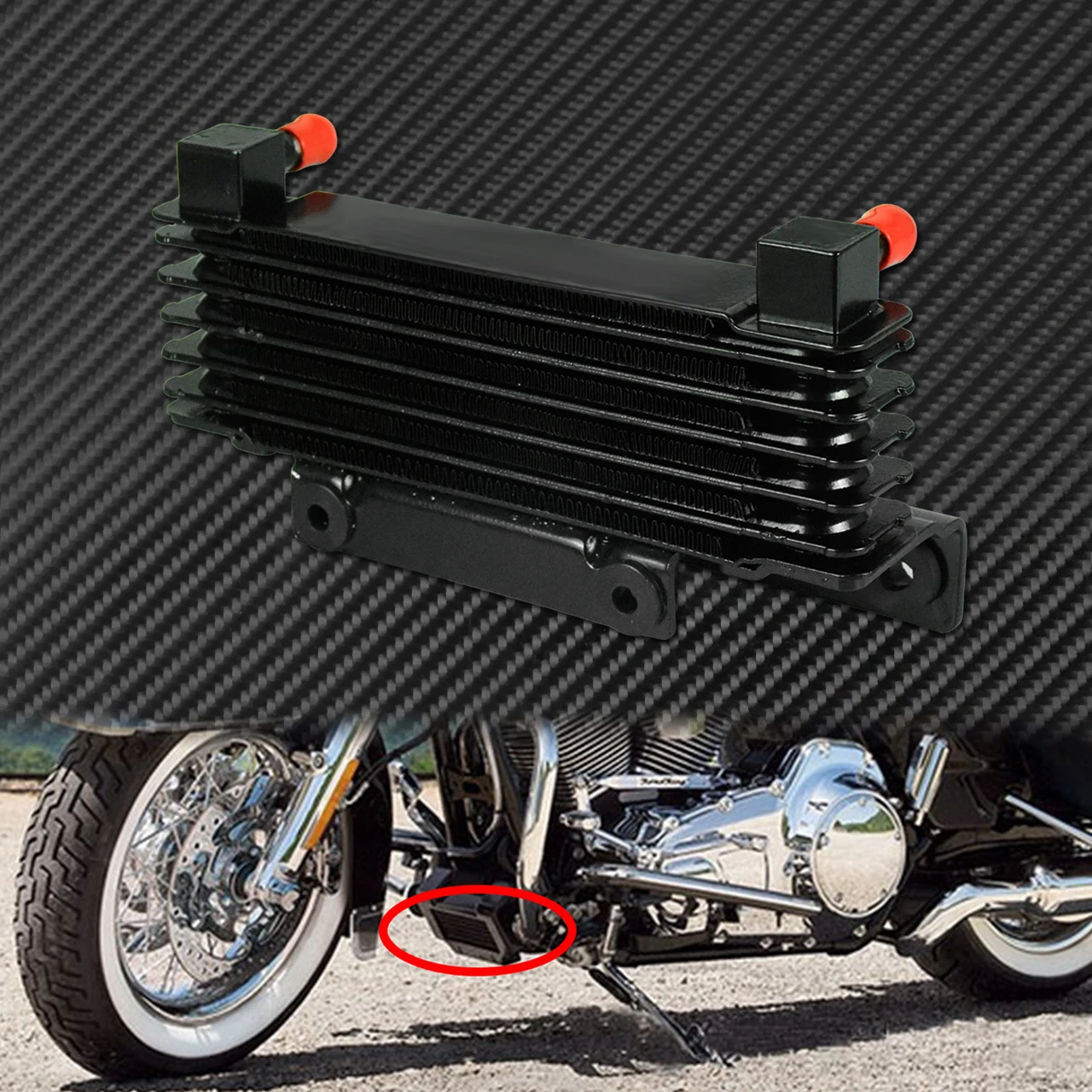 

Охлаждающее устройство для мотоцикла, радиатор, резервуар для воды, адаптер масляного радиатора для Harley Touring Street Glide Road Glide Road King 2009-2016