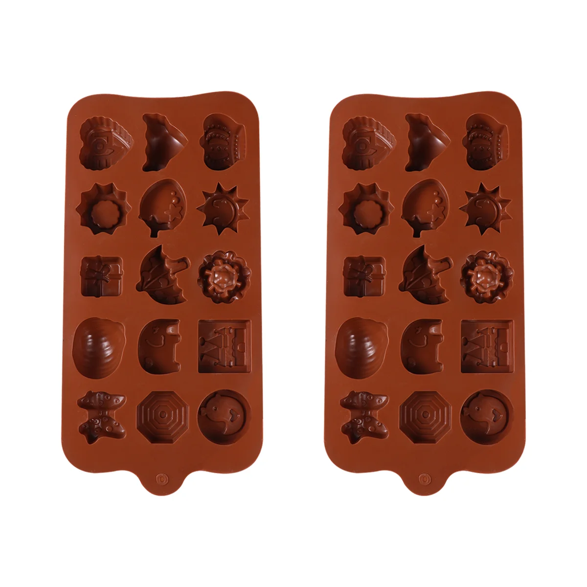 

Silicone Molds Chocolate Mold Candy Cake Baking Fondant Ice Tray Fat Bombs Mould Christmas Tools Pan Soap Cookie Shapes Dessert