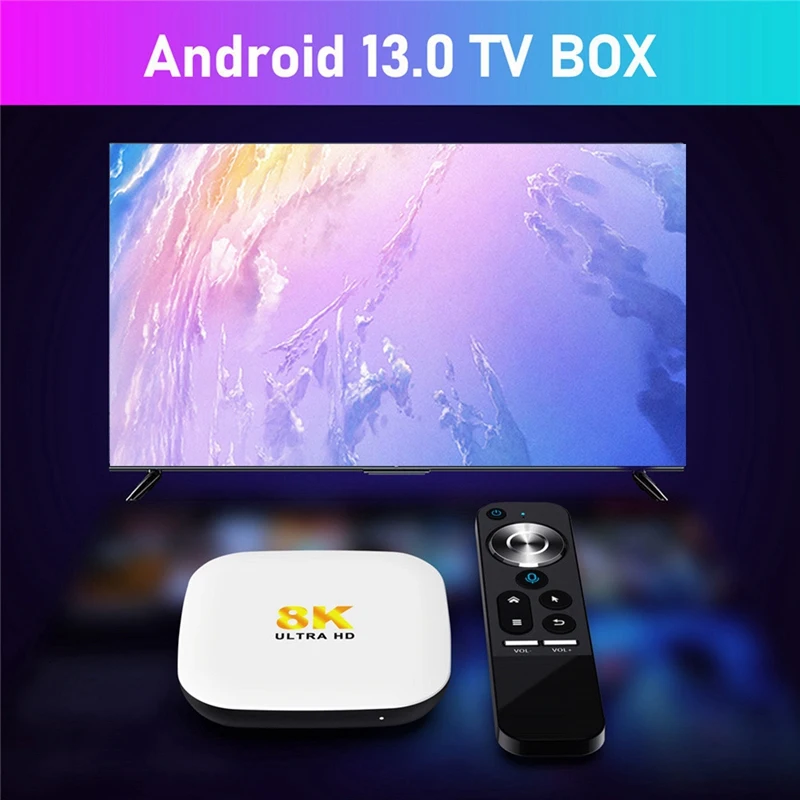 ТВ-приставка H96 Max M2 2 ГБ + 16 Android 13 Смарт WIFI6 BT5.0 8K AV1 медиаплеер RK3528